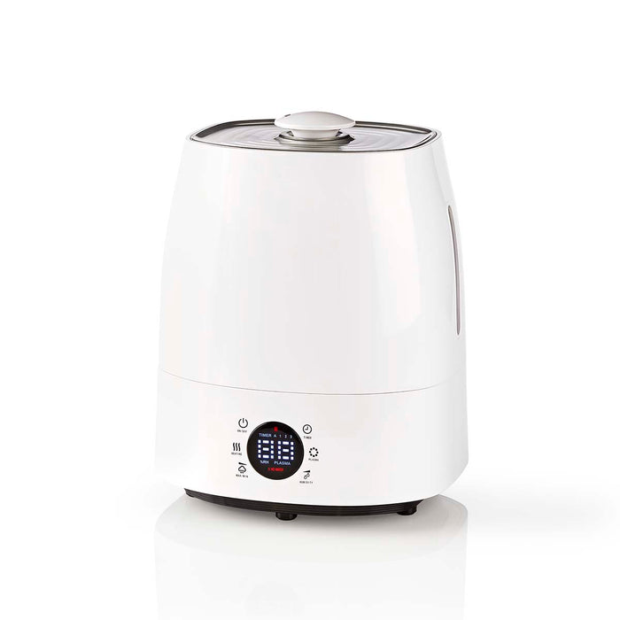 Nedis Air Humidifier - 110 W, With Cool and Warm Mist, 5.5 l, Suitable for space up to: 50 m² - Grey / White