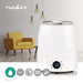 Nedis Air Humidifier - 110 W, With Cool and Warm Mist, 5.5 l, Suitable for space up to: 50 m² - Grey / White