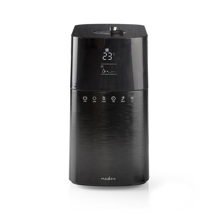 Nedis Air Humidifier - 30 W, With Cool Mist, 6 l, Remote control - Black