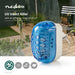 Nedis Mosquito Stop Light Trap - 1 W, Lamp type: LED Light, Effective range: 20 m², Effective range: 20 m² - Blue / White