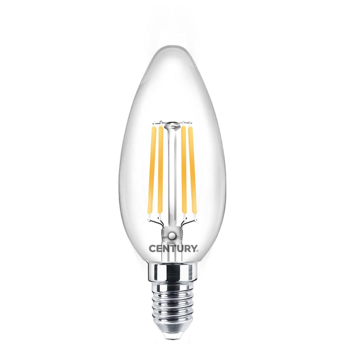 Century LED Vintage Filament Lamp Candle 4 W 480 lm 2700 K