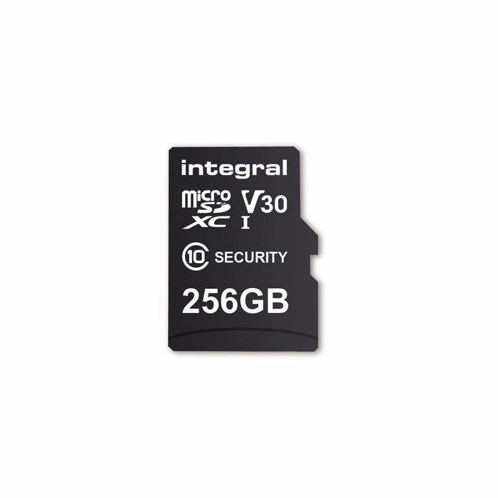 Integral 256 GB Security Camera microSD card for Dash Cams, Home Cams, CCTV, Body Cams & Drones