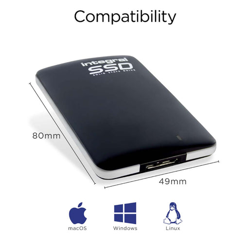 Integral 240 GB USB 3.0 Portable SSD External