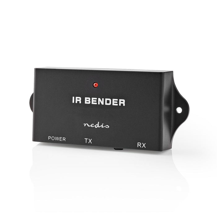 Nedis IR Remote Control Extender - Signal range: 7.0 m, 3 Devices, ABS, ABS - Black