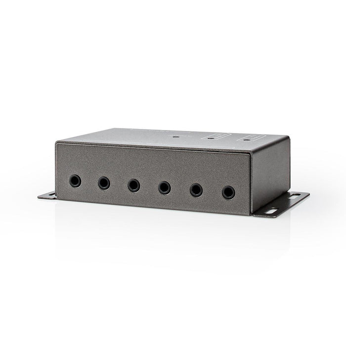 Nedis IR Remote Control Extender - Signal range: 10.0 m, 6 Devices, Metal, Metal - Anthracite