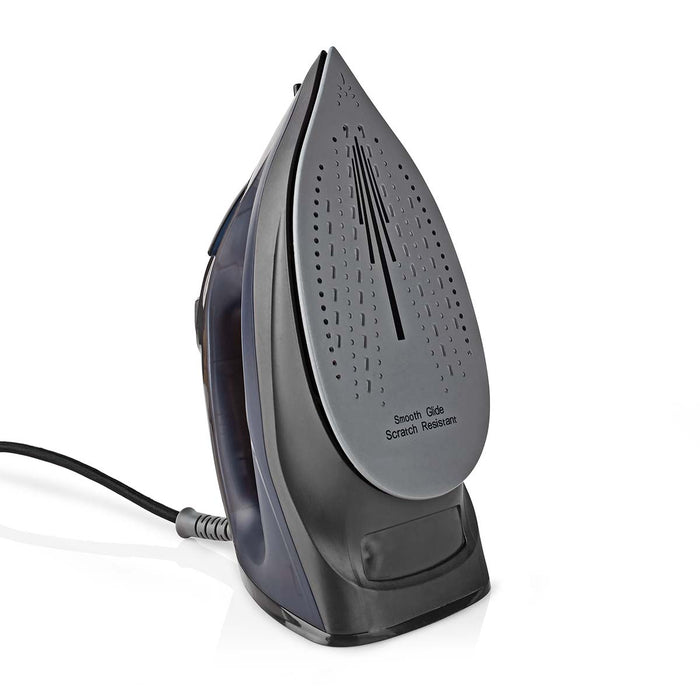 Nedis Steam Iron - 2200 W, Steam shot, Ceramic, Ceramic - 0.26 l