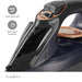 Nedis Steam Iron - 2200 W, Steam shot, Ceramic, Ceramic - 0.26 l