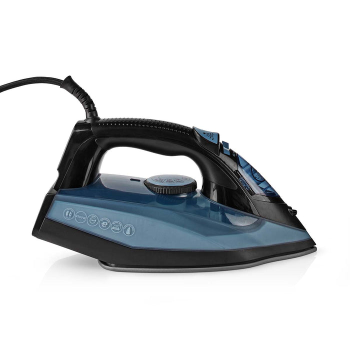 Nedis Steam Iron - 2600 W, Steam shot, Ceramic, Ceramic - 0.32 l