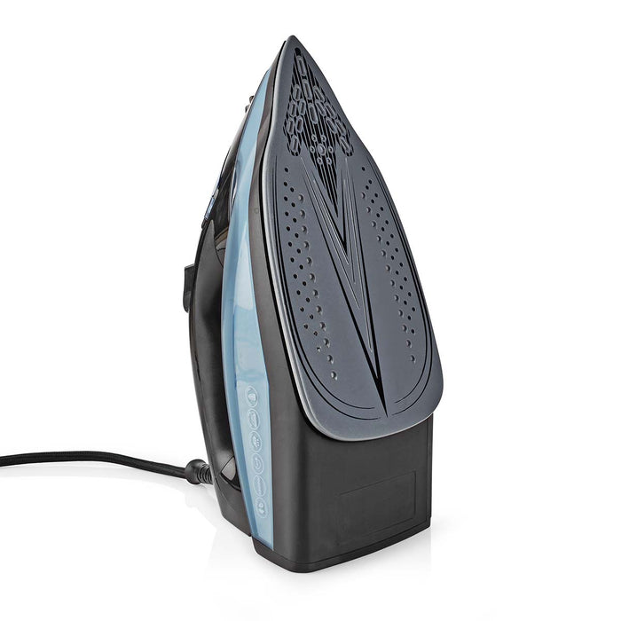 Nedis Steam Iron - 2600 W, Steam shot, Ceramic, Ceramic - 0.32 l