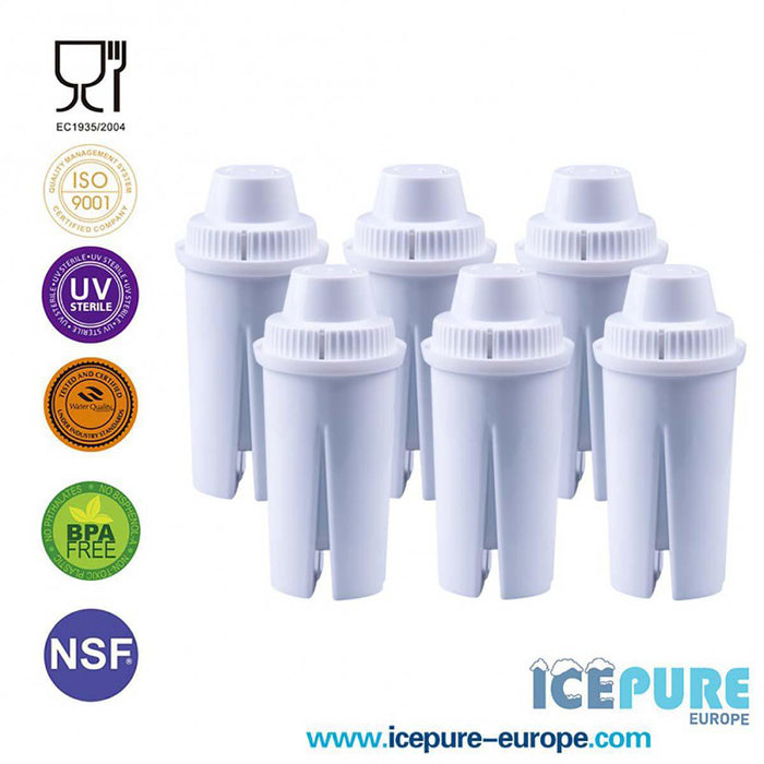 ICEPURE Water Filter - Water Dispenser - Replacement - 6-Pack, 