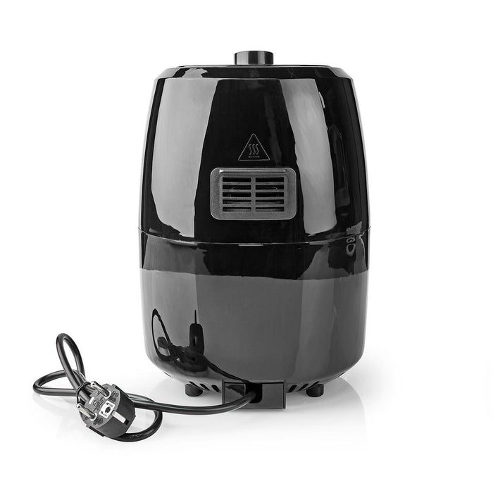 Nedis Hot Air Fryer - 2.4 l, Timer: 30 min, Analog, Analog - Aluminium / Black