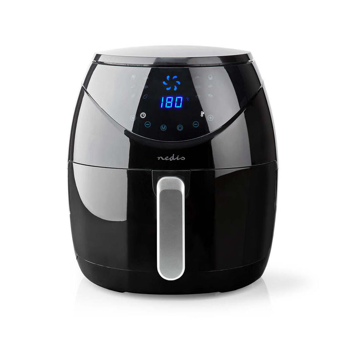 Nedis Hot Air Fryer - 6.5 l, Timer: 60 min, Digital, Digital - Black