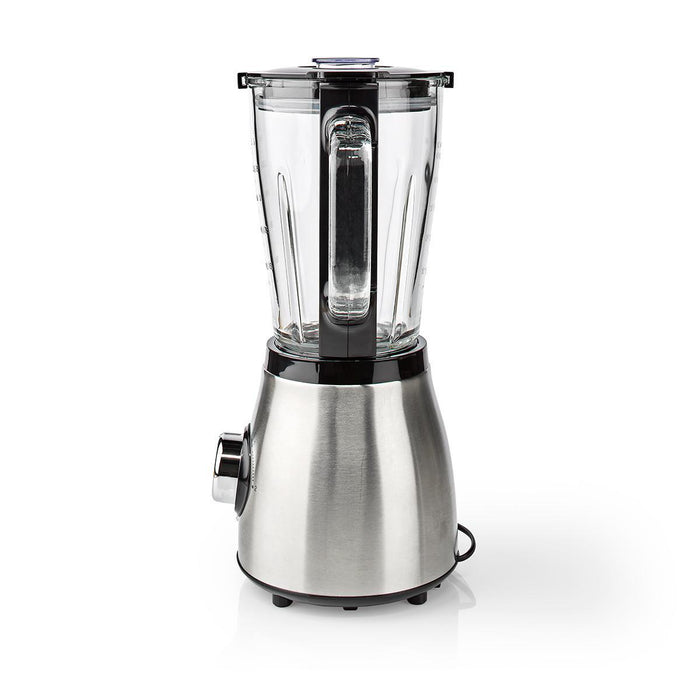 Nedis Stand Blender - 800 W, 1.5 l, Glass, 2-Speed Setting - Black / Silver