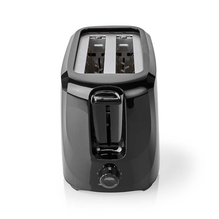 Nedis Toaster - 2 Slots - Browning levels: 6 - Black, 