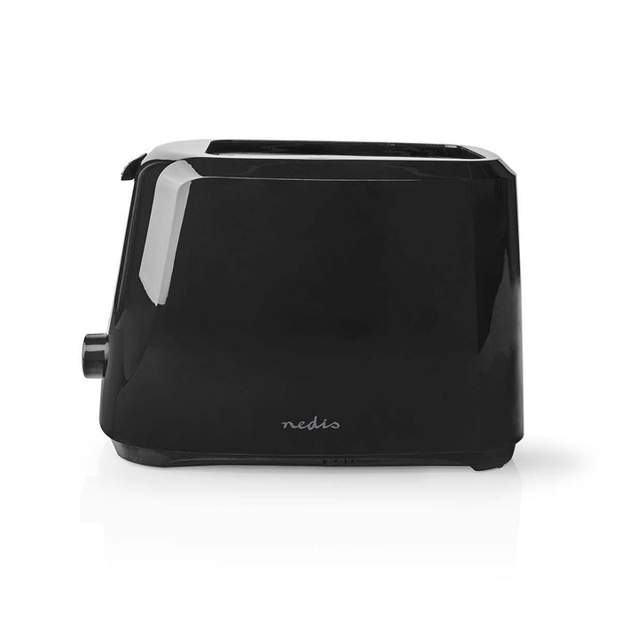 Nedis Toaster - 2 Slots - Browning levels: 6 - Black, 