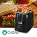 Nedis Toaster - 2 Slots - Browning levels: 6 - Black, 