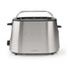 Nedis Toaster - Stainless Steel Series, 2 Slots, Browning levels: 7, Bun rack - Aluminium