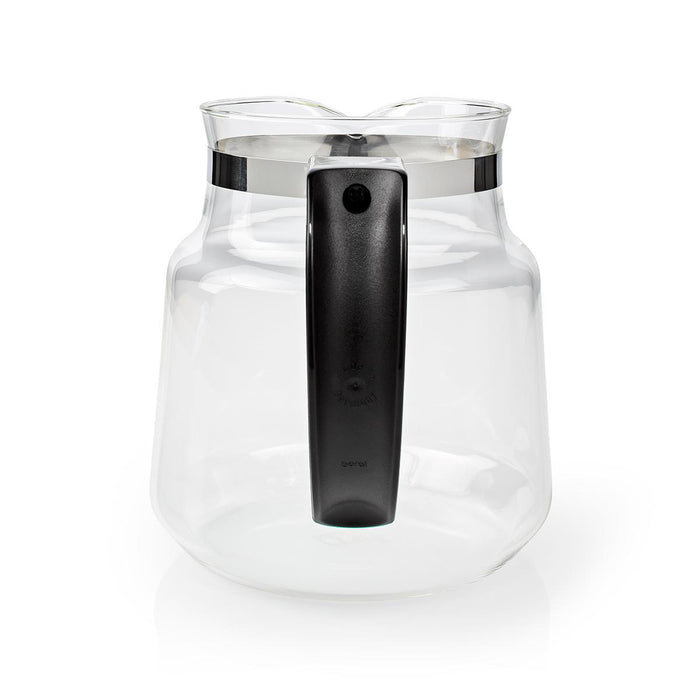 Nedis Glass Coffee Jug - Compatible with: Moccamaster K / KB/ 1 0PL / Excellent 10S - 1.2 l - Black, 