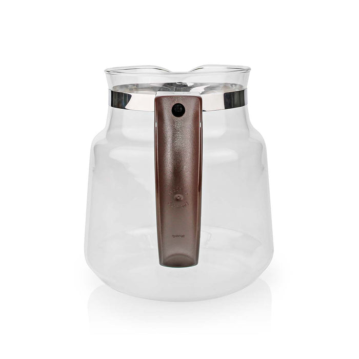 Nedis Glass Coffee Jug - Compatible with: Moccamaster K / KB/ 1 0PL / Excellent 10S - 1.2 l - Brown, 