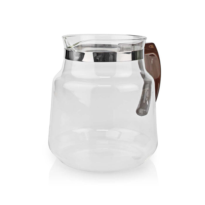 Nedis Glass Coffee Jug - Compatible with: Moccamaster K / KB/ 1 0PL / Excellent 10S - 1.2 l - Brown, 