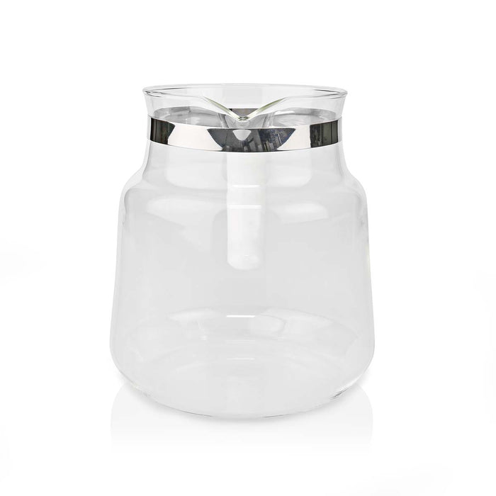 Nedis Glass Coffee Jug - Compatible with: Moccamaster K / KB/ 1 0PL / Excellent 10S - 1.2 l - White, 