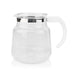 Nedis Glass Coffee Jug - Compatible with: Moccamaster K / KB/ 1 0PL / Excellent 10S - 1.2 l - White, 