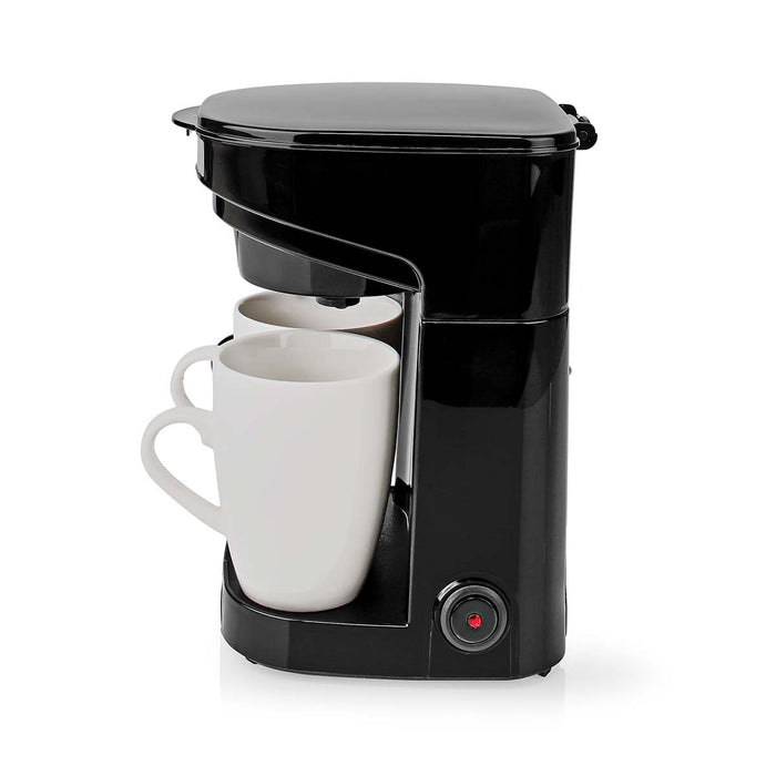 Nedis Coffee Maker - Filter Coffee, 0.25 l, 2 Cups, 2 Cups - Black