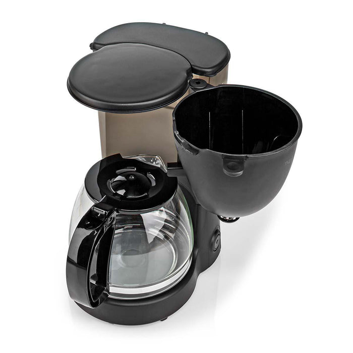 Nedis Coffee Maker - Filter Coffee, 1.25 l, 10 Cups, Keep warm feature - Black