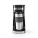 Nedis Coffee Maker - Filter Coffee, 0.4 l, 1 Cups, 1 Cups - Black / Silver