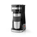 Nedis Coffee Maker - Filter Coffee, 0.4 l, 1 Cups, 1 Cups - Black / Silver