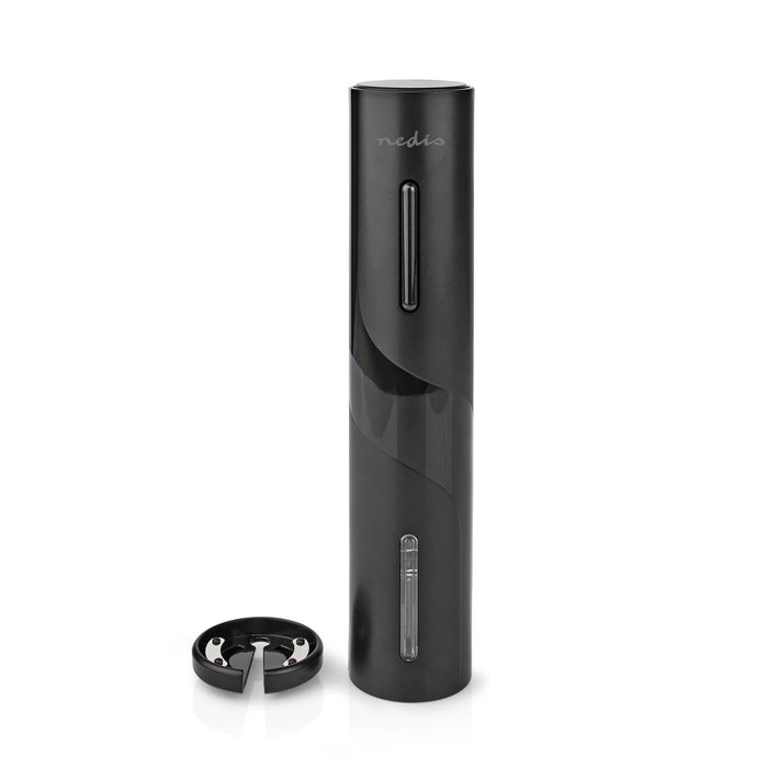 Nedis Electronic Wine Opener - ABS / Aluminium - Black, 