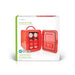 Nedis Portable Mini Fridge - 4 l - 12 V DC / 100 - 240 V AC - Red, 