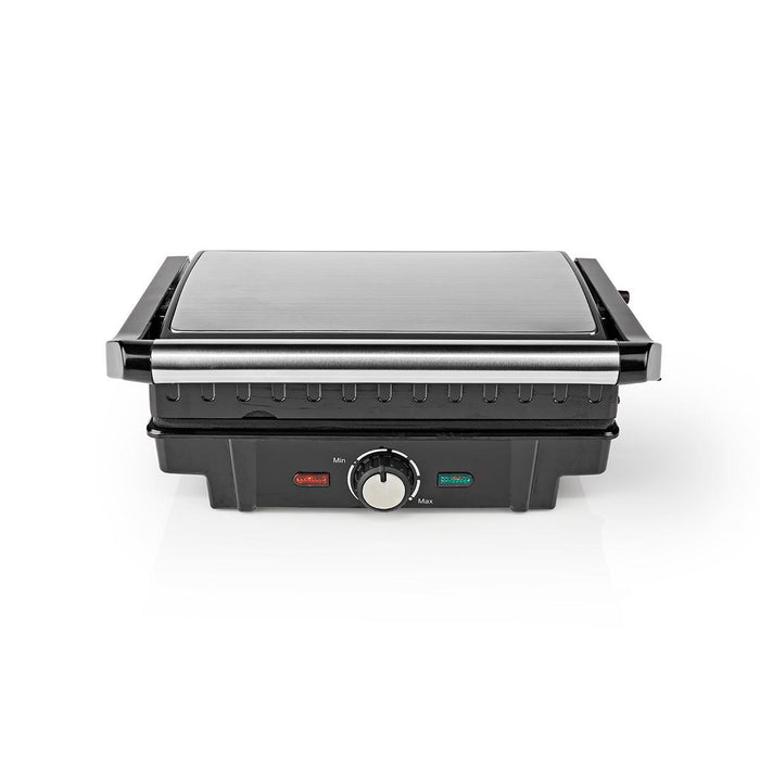 Nedis Contact Grill - 1600 W - 25.6 x 17.8 cm - Metal, 