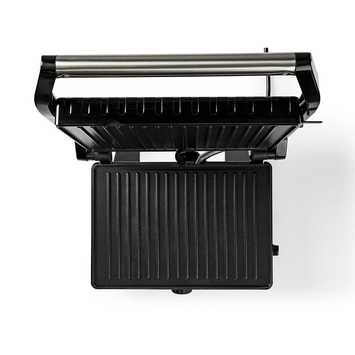 Nedis Contact Grill - 1600 W - 25.6 x 17.8 cm - Metal, 