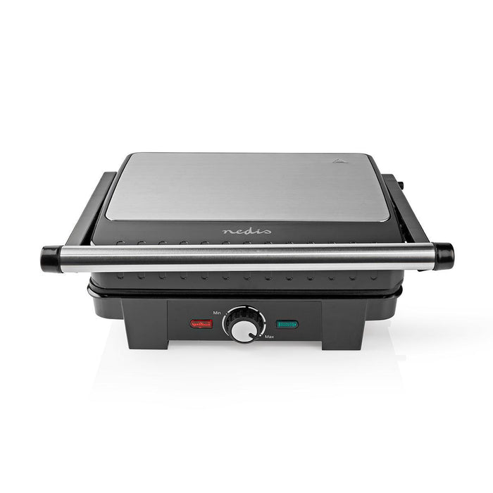 Nedis Contact Grill - 2200 W - 29 x 24 cm - Metal, 