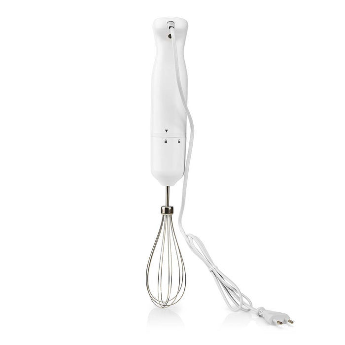 Nedis Hand Blender - 400 W, Speed settings: 2-Speed Setting, Chopper, Chopper - White