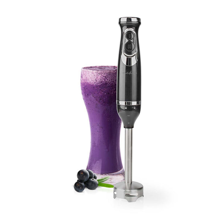 Nedis Hand Blender - 600 W - Speed settings: 2-Speed Setting - Black, 