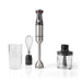 Nedis Hand Blender - 800 W, Speed settings: Variable Speed Control, Chopper, Chopper - Aluminium / Black