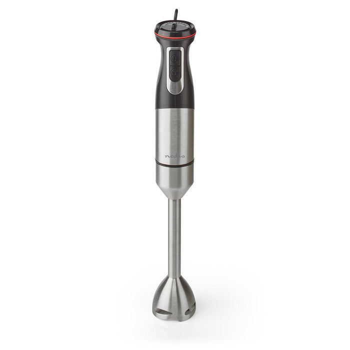 Nedis Hand Blender - 800 W, Speed settings: Variable Speed Control, Chopper, Chopper - Aluminium / Black