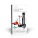 Nedis Hand Blender - 100 W - Speed settings: 1-Speed Setting - Black / Silver, 