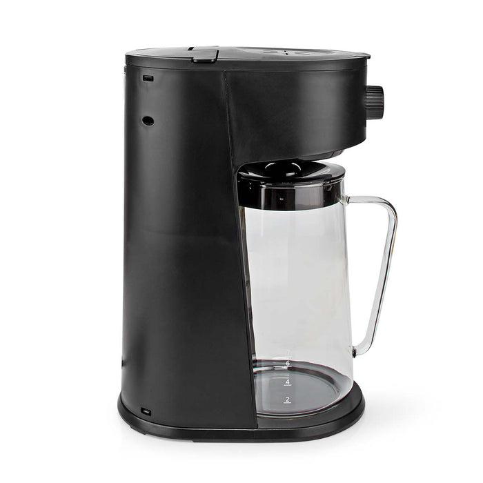 Nedis Coffee Maker - Ice Coffee / Ice Tea, 2.5 l, 6 Cups, 6 Cups - Black