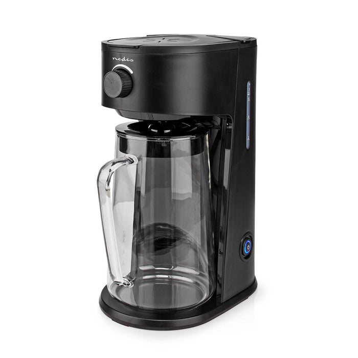 Nedis Coffee Maker - Ice Coffee / Ice Tea, 2.5 l, 6 Cups, 6 Cups - Black