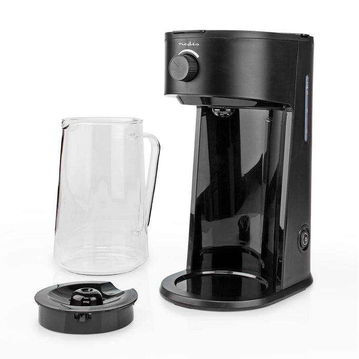 Nedis Coffee Maker - Ice Coffee / Ice Tea, 2.5 l, 6 Cups, 6 Cups - Black