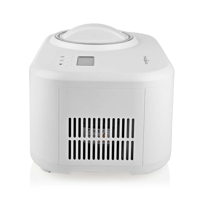 Nedis Ice Cream Maker - 1.0 l - White - Plastic, 