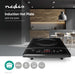 Nedis Induction Cooker - Cooking zones: 1, 2000 W, Overheating protection, Child lock - LCD display