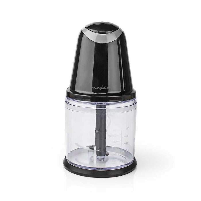 Nedis Food Choppers - 260 W, 0.5 l, Plastic, 2-Speed Setting - Black