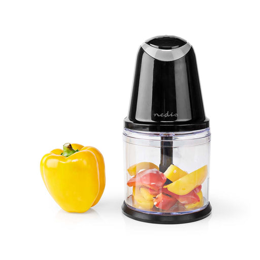 Nedis Food Choppers - 260 W, 0.5 l, Plastic, 2-Speed Setting - Black