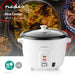 Nedis Rice Cooker - 1.0 l, 400 W, Aluminum Steamer, Removable bowl - Auto shut-off