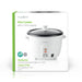 Nedis Rice Cooker - 1.0 l, 400 W, Aluminum Steamer, Removable bowl - Auto shut-off