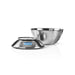 Nedis Kitchen Scales - Digital, Stainless Steel, Timer function, Removable Bowl - Silver